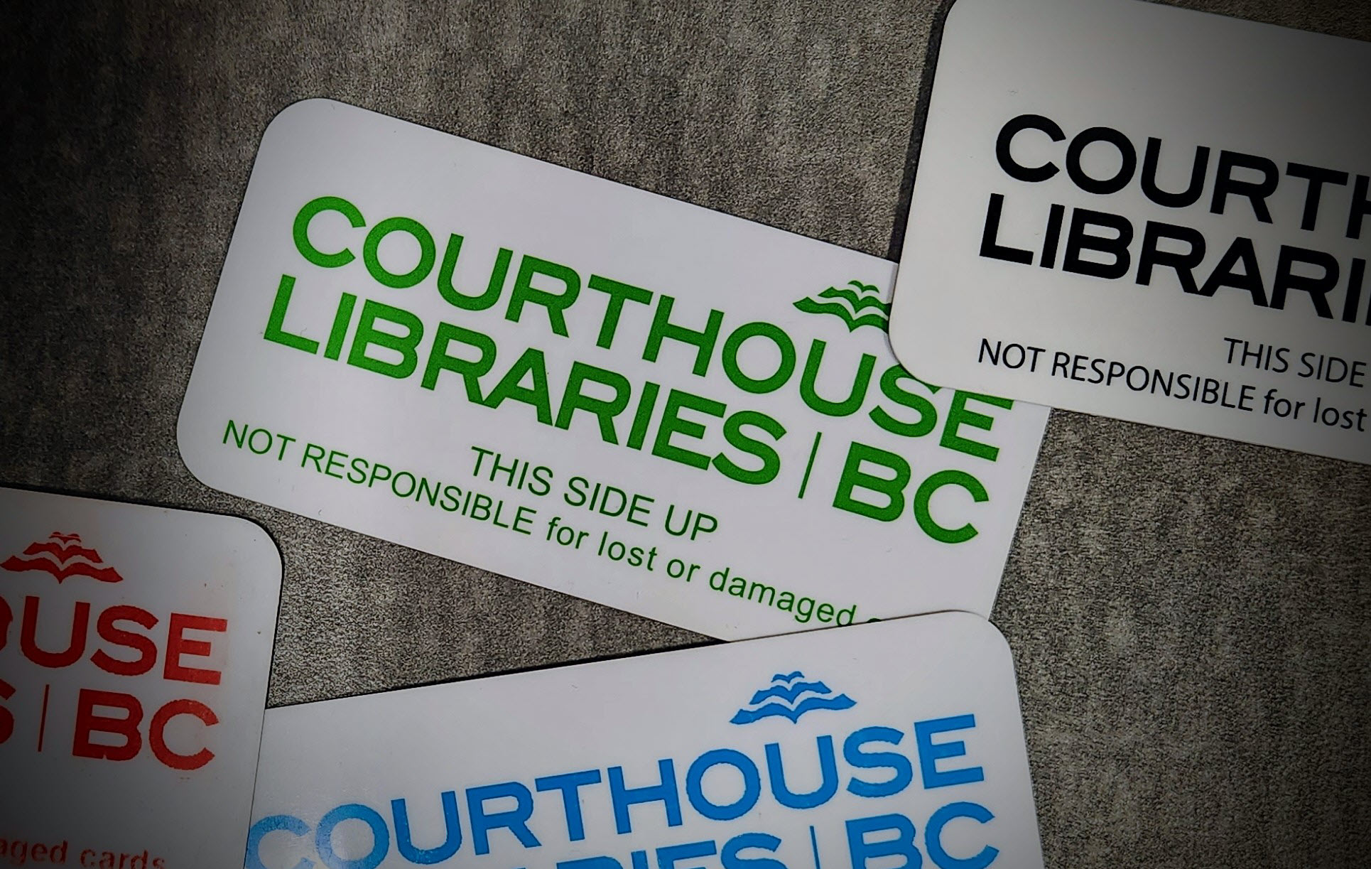 Is your wallet full of Courthouse Libraries print cards? Courthouse